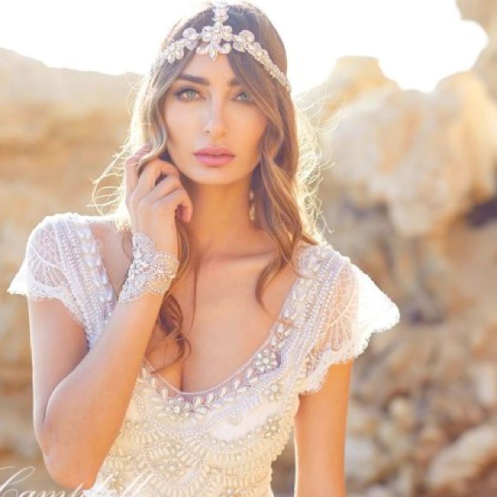 Anna Campbell Beaded Valentina Headpiece
